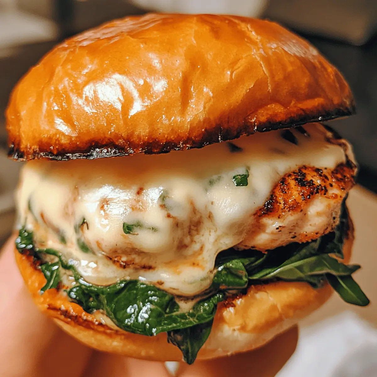 Savory White Cheddar and Spinach Chicken Burgers You’ll Love