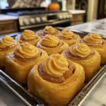 Soft Pumpkin Rolls