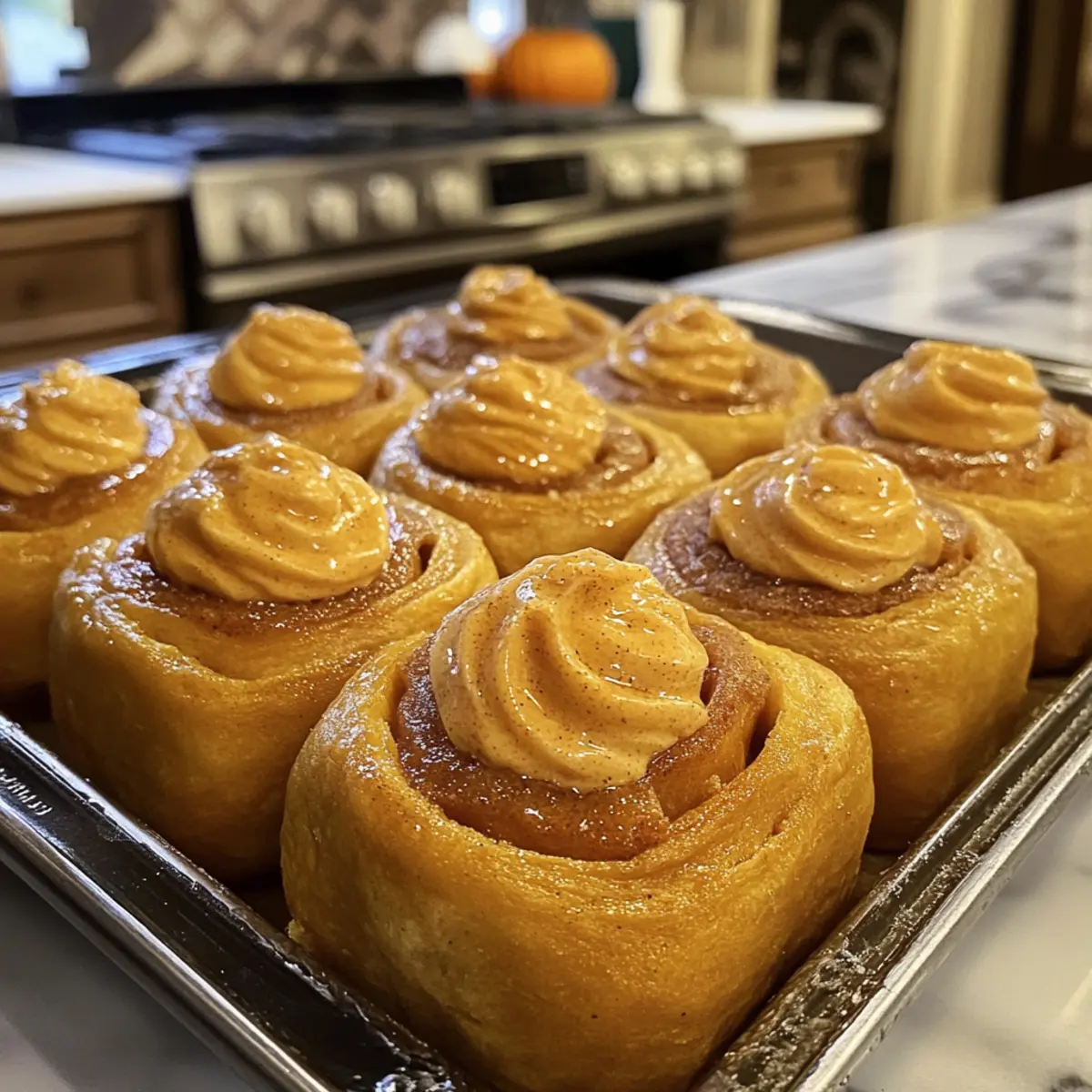 Fluffy Soft Pumpkin Rolls to Embrace Autumn Bliss