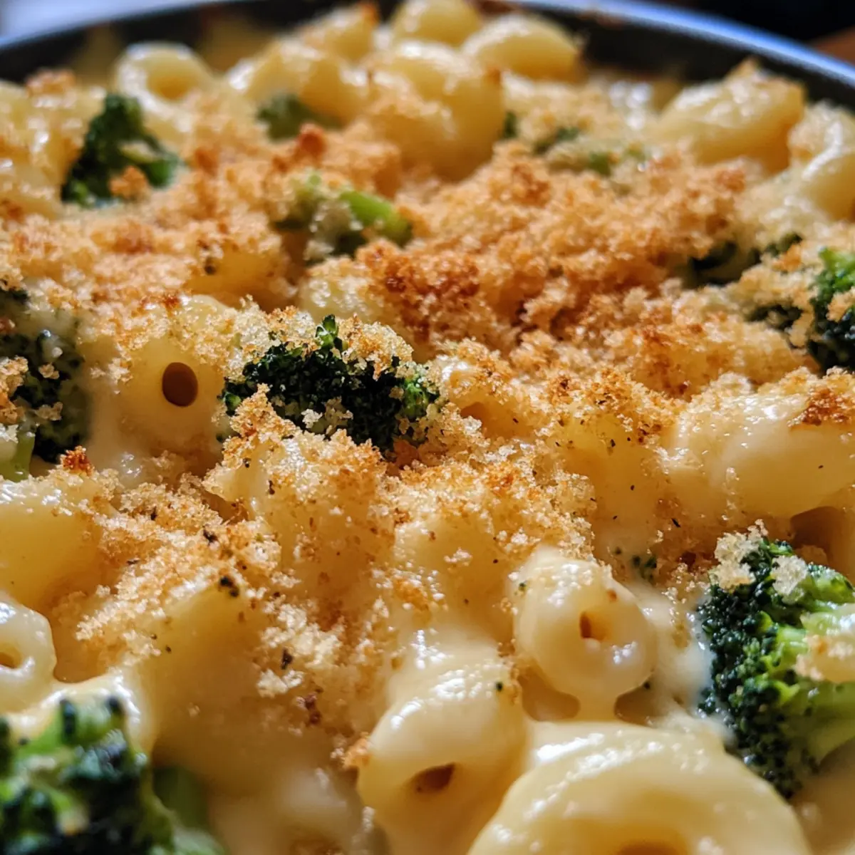 Warm and Creamy Cozy Autumn Mac & Cheese with Broccoli