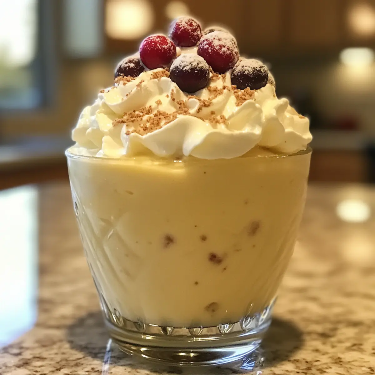 Indulge in Homemade Eggnog Pudding for Holiday Bliss