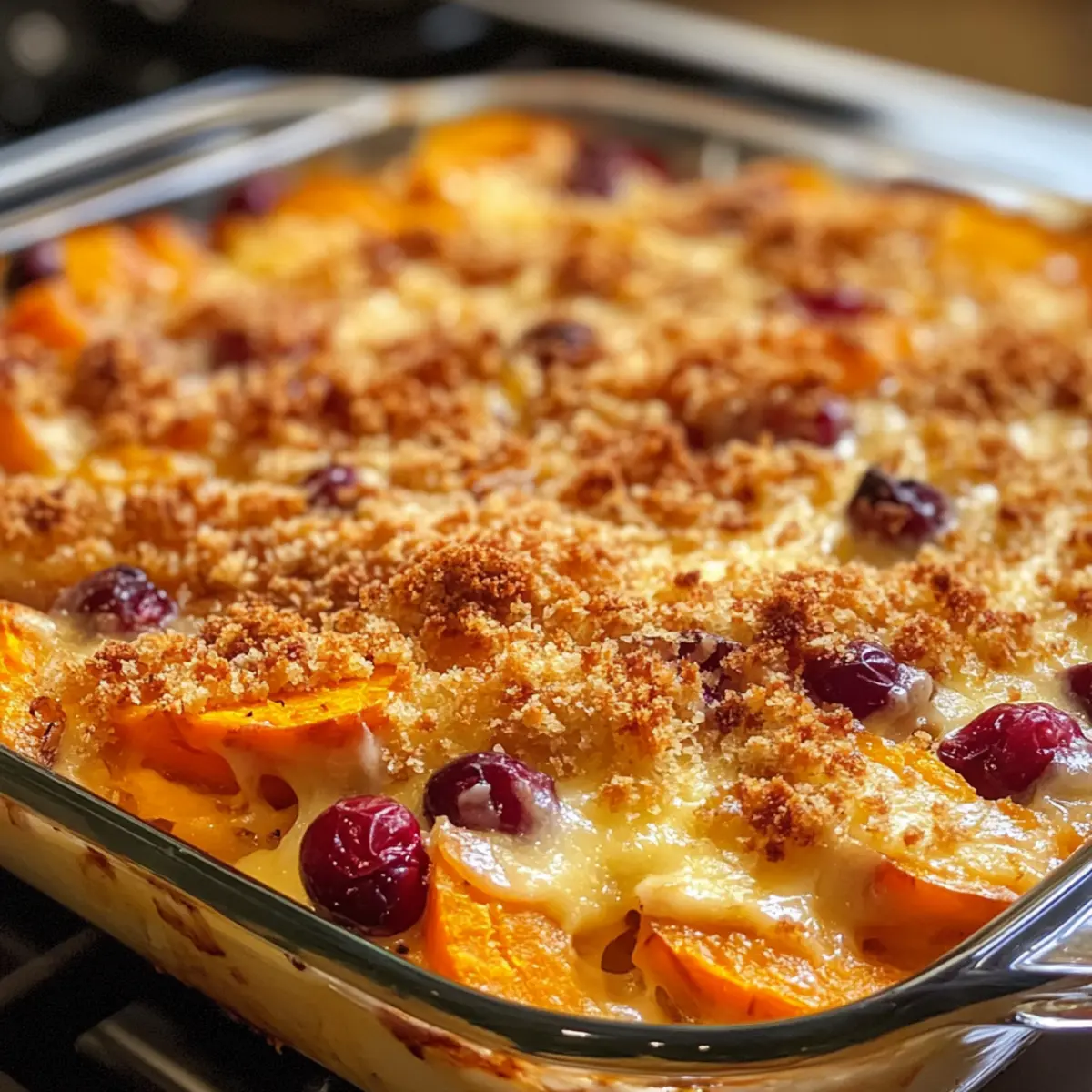 Sweet Potato & Cranberry Gratin: Your Festive Comfort Dish