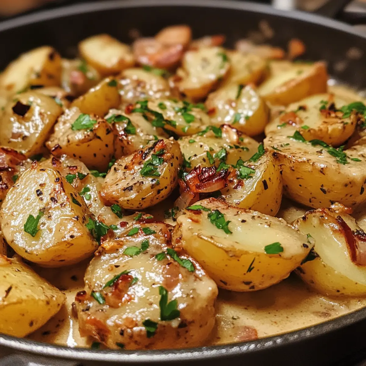 Creamy Garlic Sauce Potatoes for a Cozy Comfort Meal