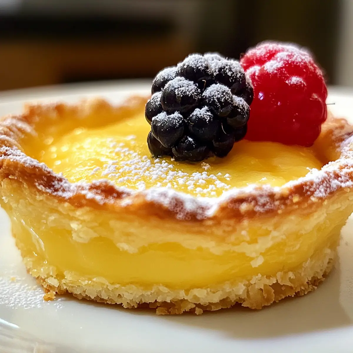 Baby Lemon Impossible Pies: Custardy Bites of Sunshine