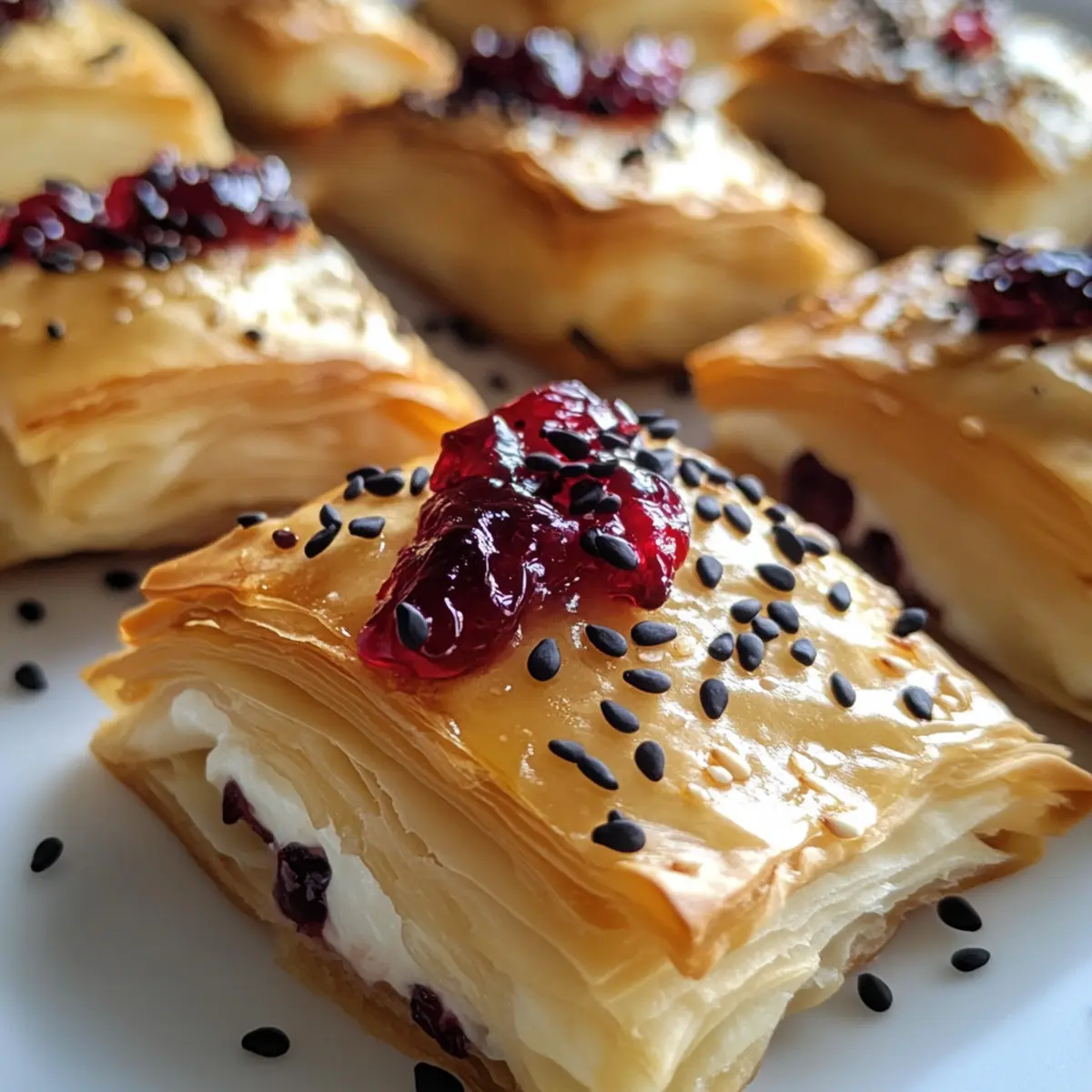 Cranberry and Brie Filo Crackers for a Cozy Holiday Spread