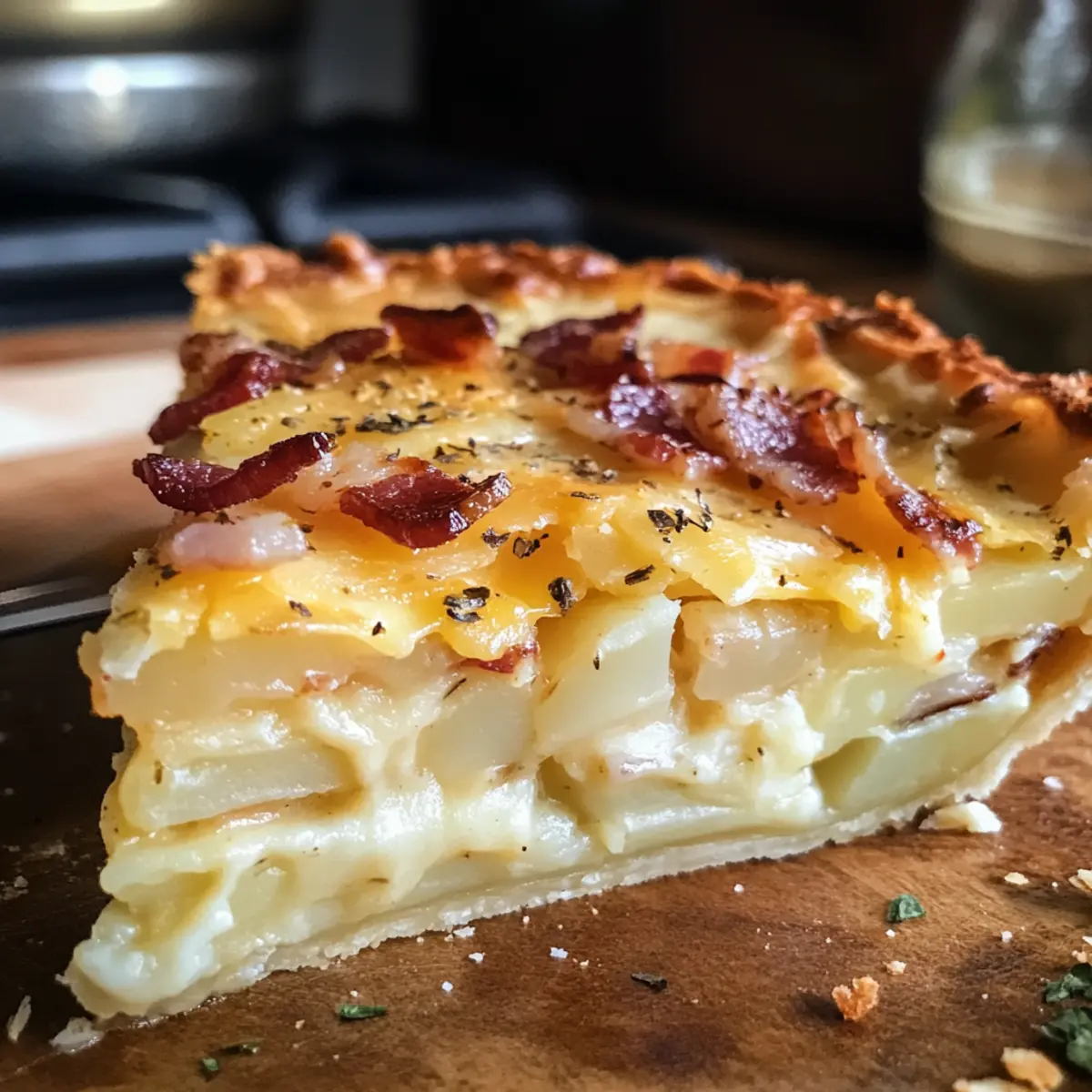 Cozy Up with Delicious Potato Bacon Pie Tonight