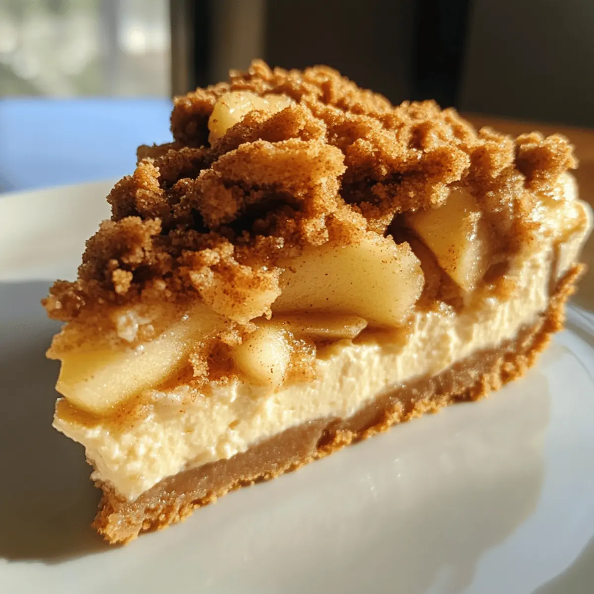 Irresistible Apple Crumble Cheesecake for Cozy Fall Nights