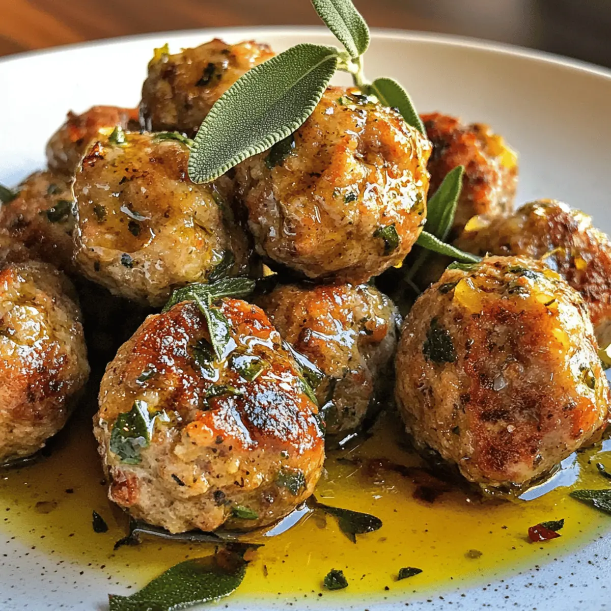 Savory Apple and Sage Turkey Meatballs for Cozy Dinners