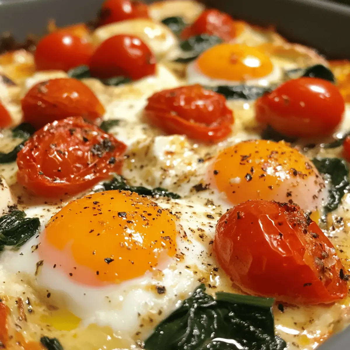 Savory Baked Feta Eggs: A Creamy Mediterranean Delight