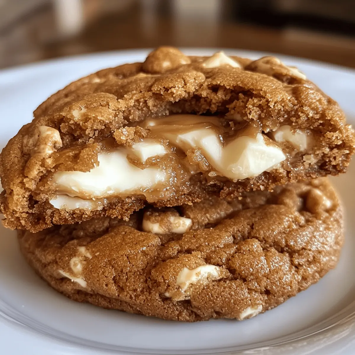 Indulgent Biscoff Cookie Butter White Chocolate Chip Cookies