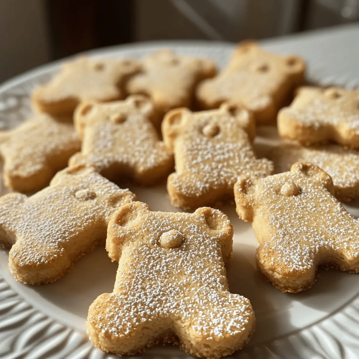 Brown Butter-Maple Shortbread Bear Cookies for Cozy Moments