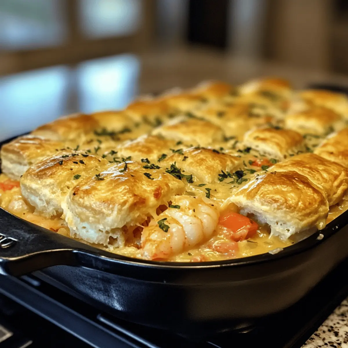 Cheddar Bay Biscuit Seafood Pot Pie: Comfort in Every Bite