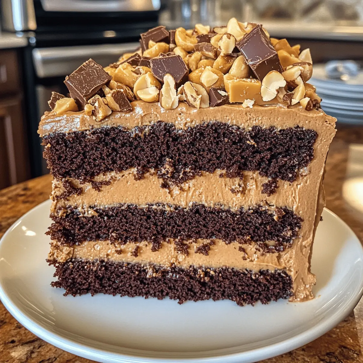 Indulge in This Irresistible Chocolate Snickers Cake Delight