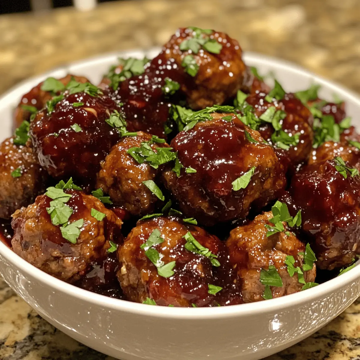 Delicious Christmas Cranberry Meatballs for a Festive Party