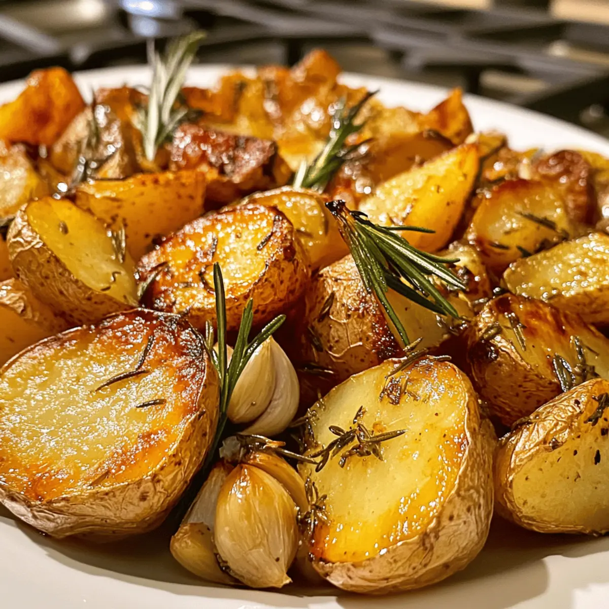 Crispy Roast Potatoes with Rosemary and Garlic Bliss