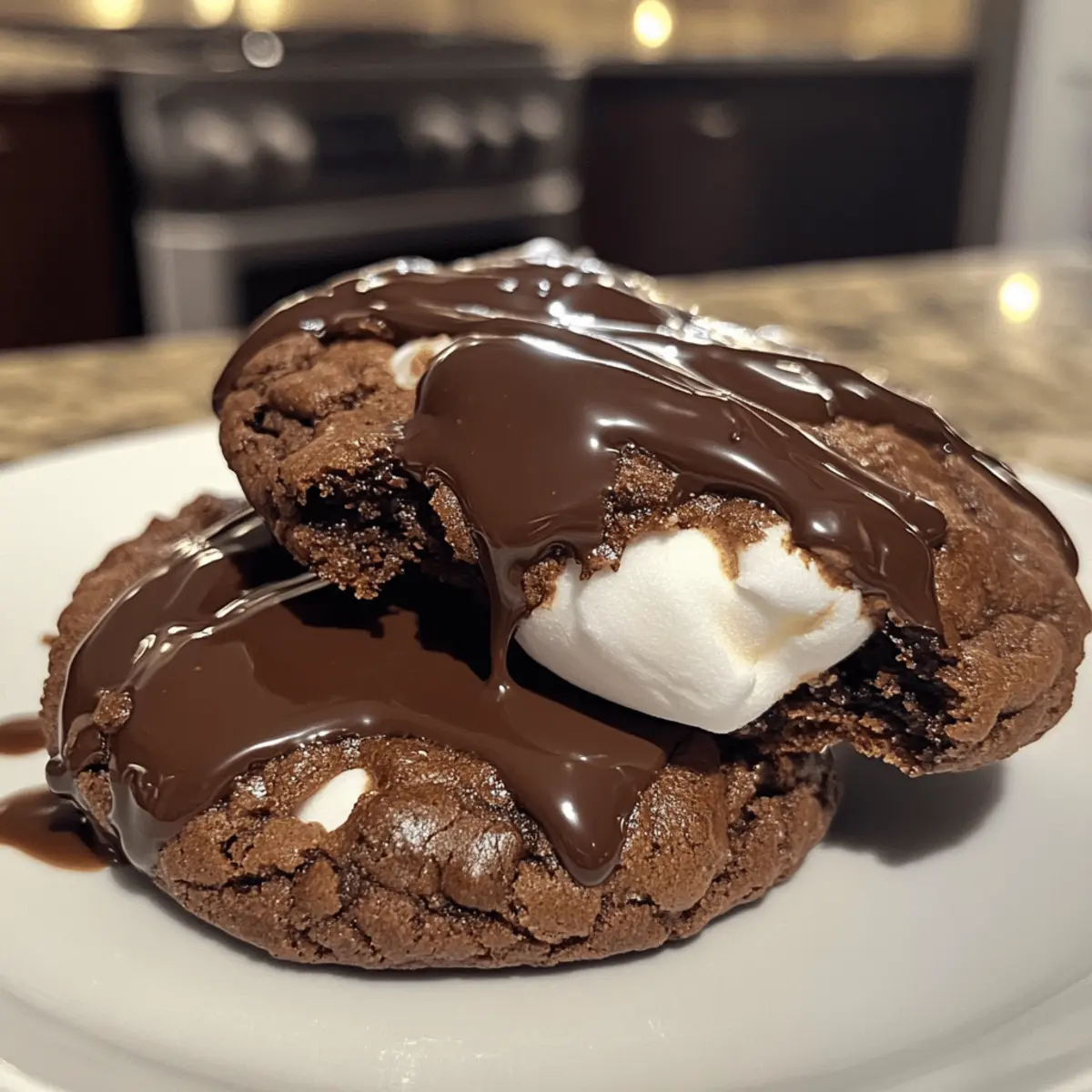 Marshmallow Hot Cocoa Surprise Cookies for Cozy Nights