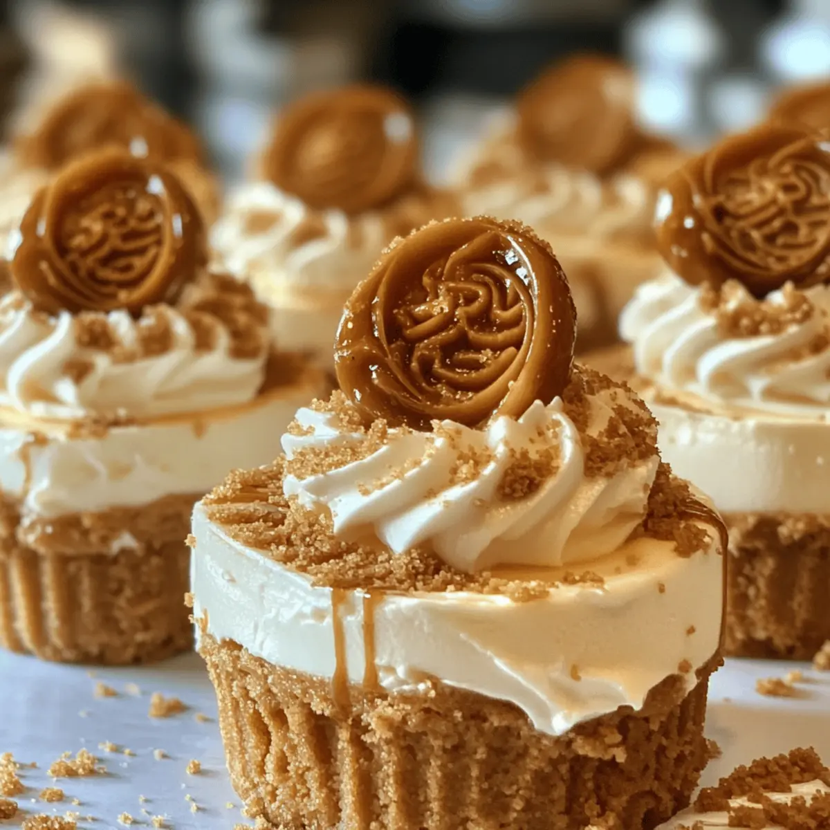 Mini Biscoff Cheesecakes: Your Irresistible No-Bake Treat