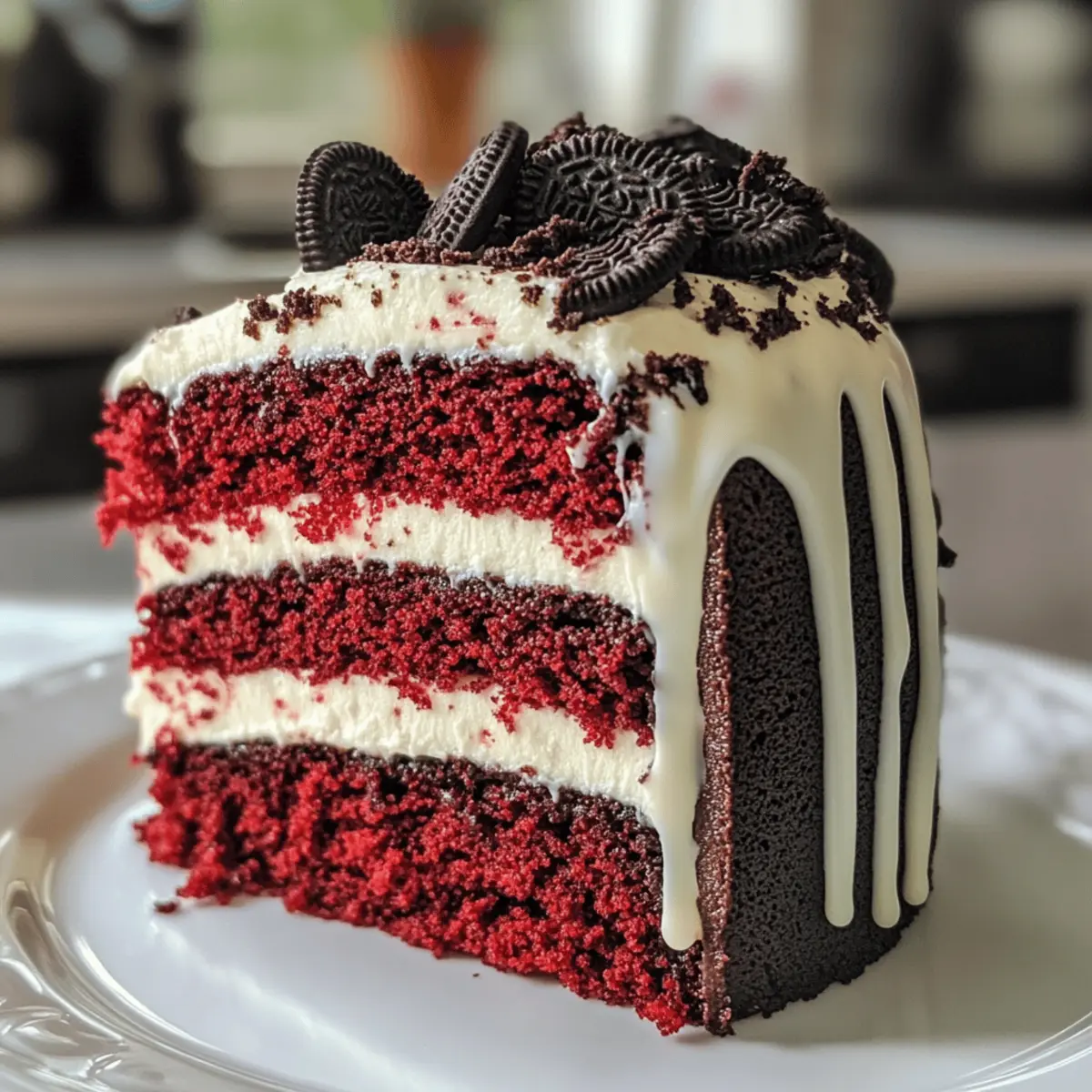 Decadent Oreo Red Velvet Cheesecake to Dazzle Your Guests