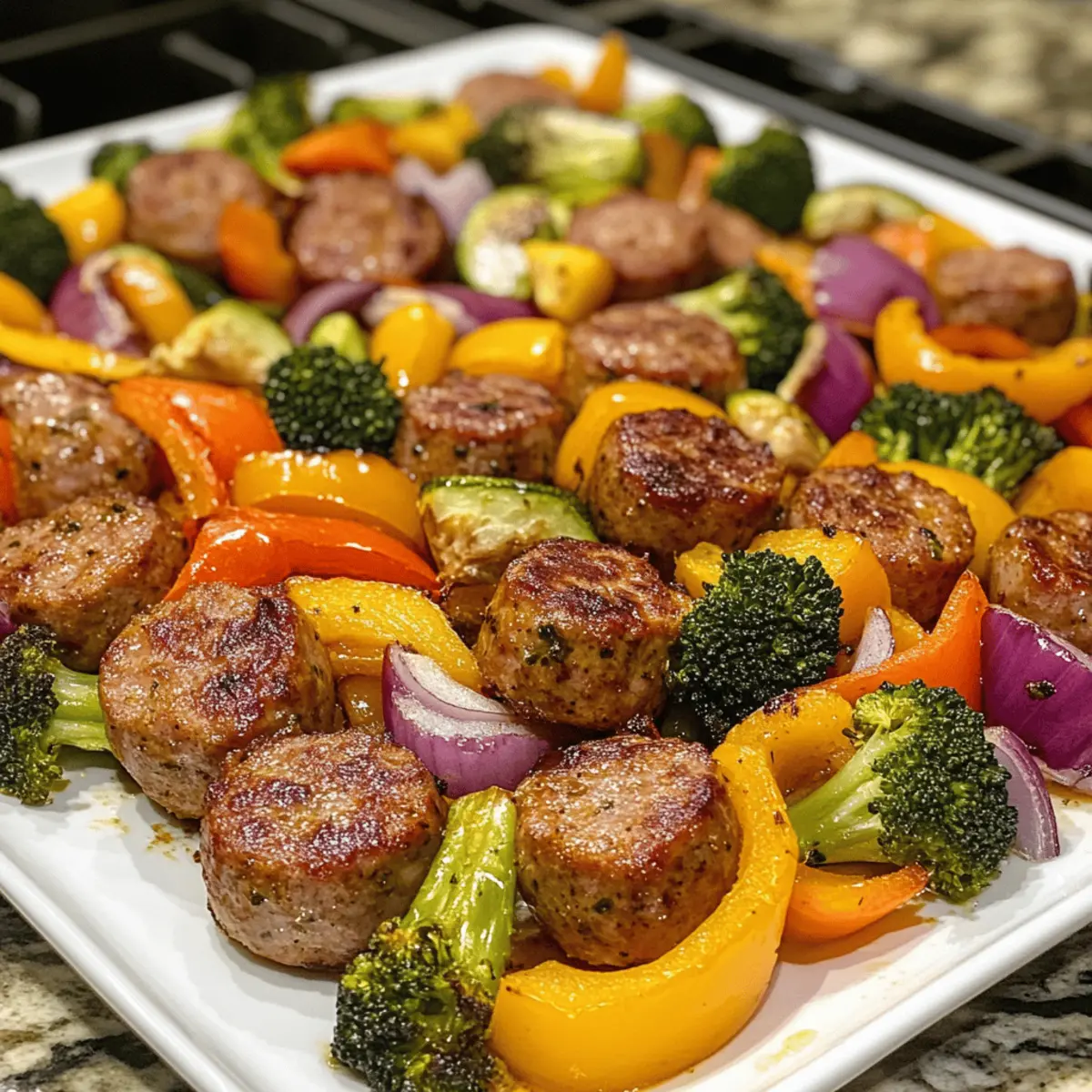 Satisfy Your Cravings with Sheet Pan Sausage & Veggies