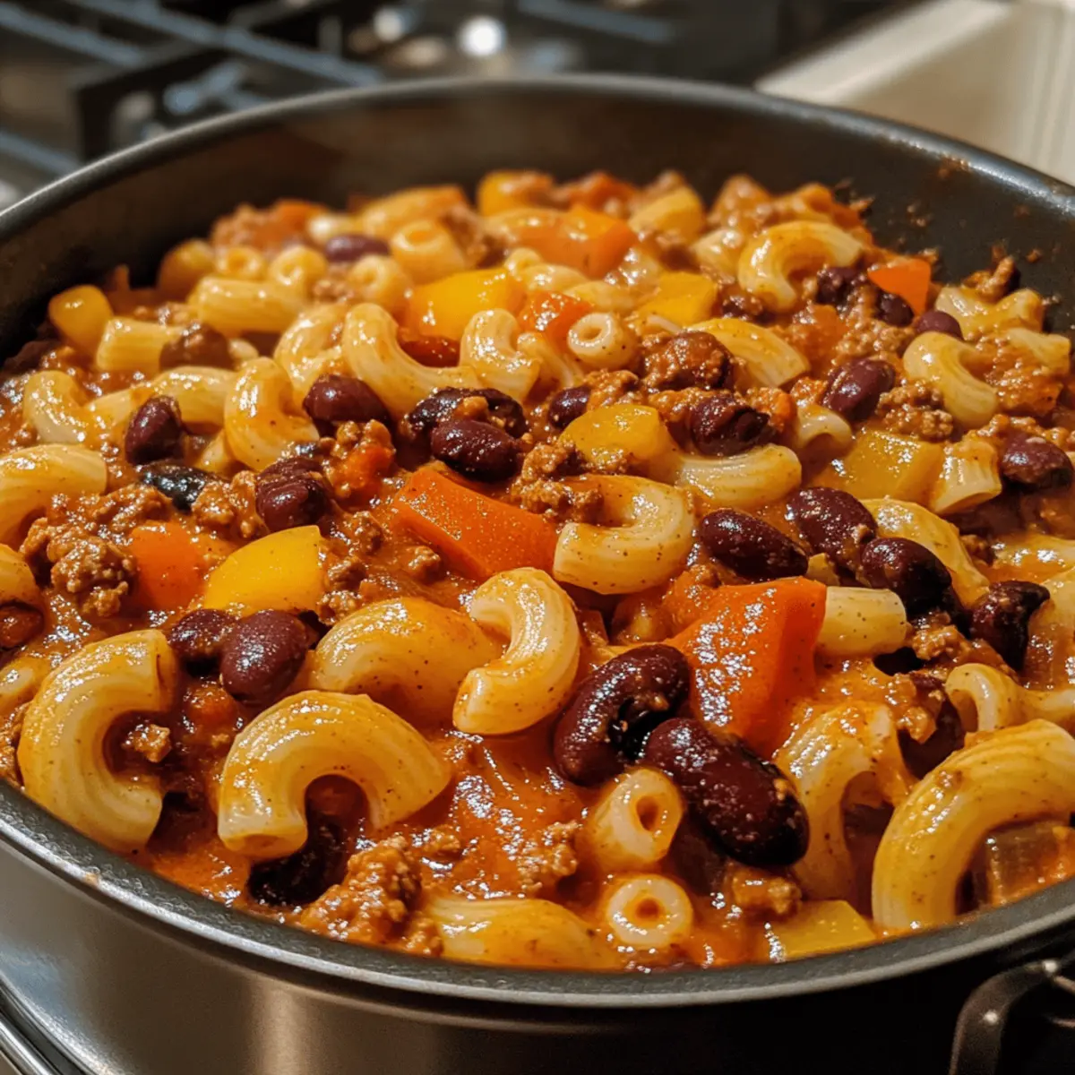 Creamy Vegetarian Chili Mac for Cozy Nights In