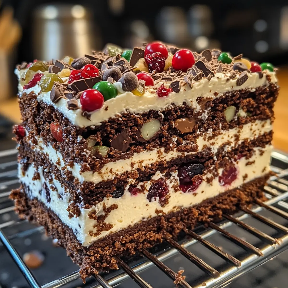 Deliciously Festive Christmas Chaos Cake for Holiday Joy