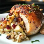 Cornish Hens with Apple-Cranberry Rice Stuffing