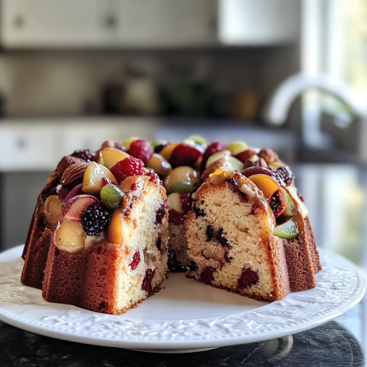 Irresistible Christmas Fruit Bundt Cake for Festive Cheer