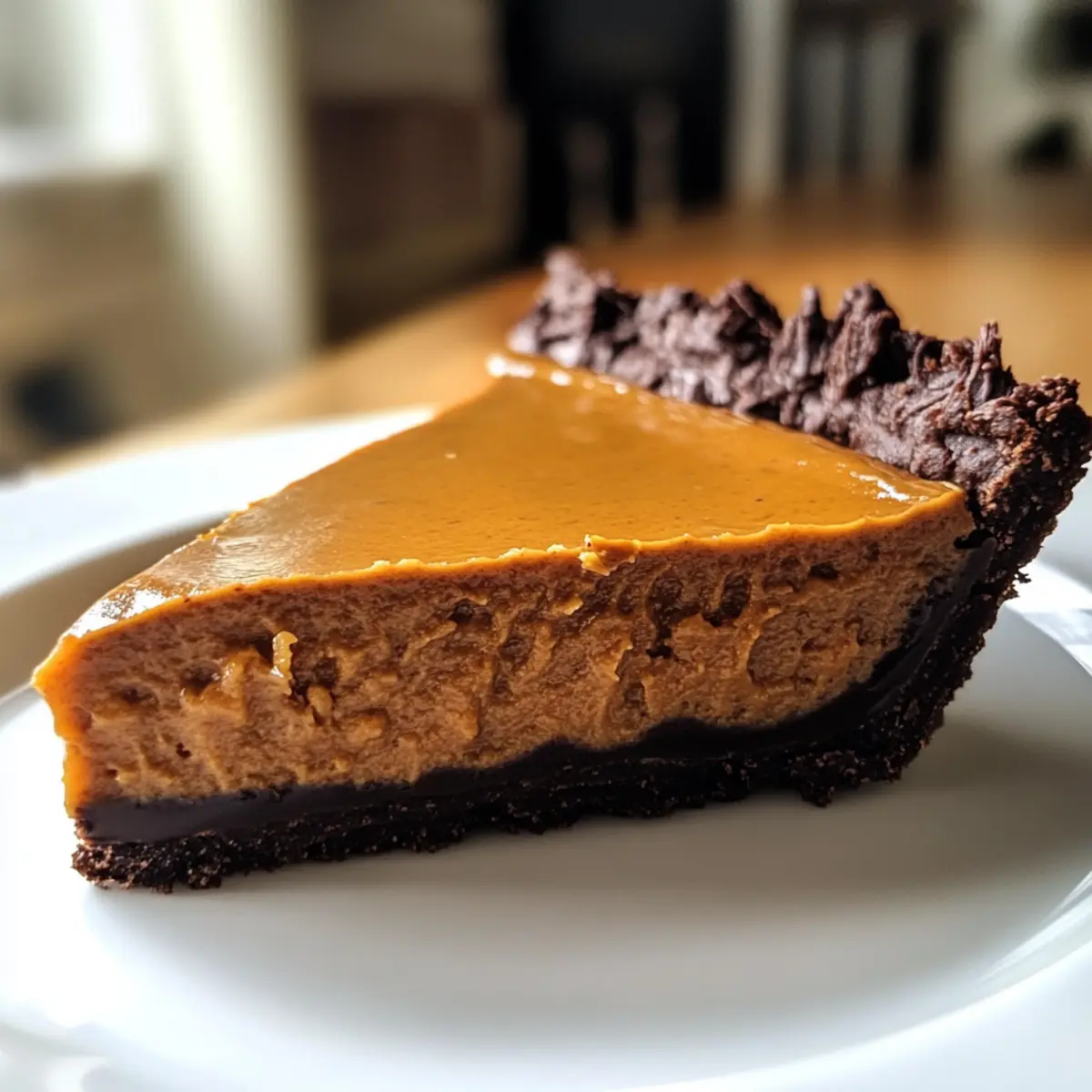 Decadent Dark Chocolate Pumpkin Tart for Cozy Fall Nights