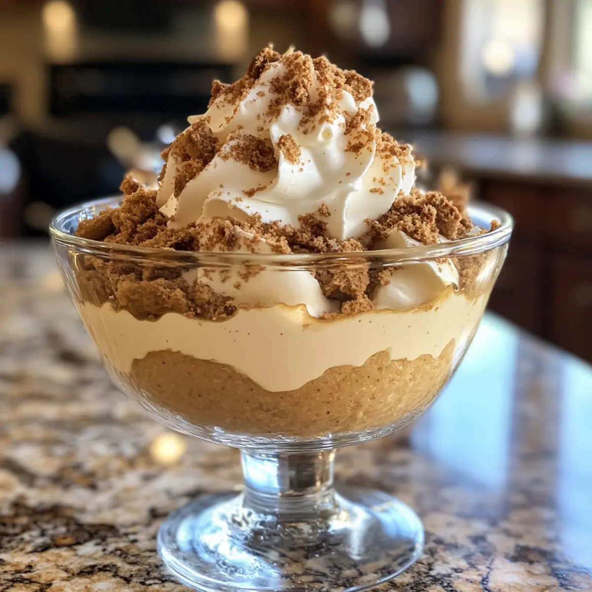 Irresistible Gingerbread Pudding with Eggnog Cream Bliss