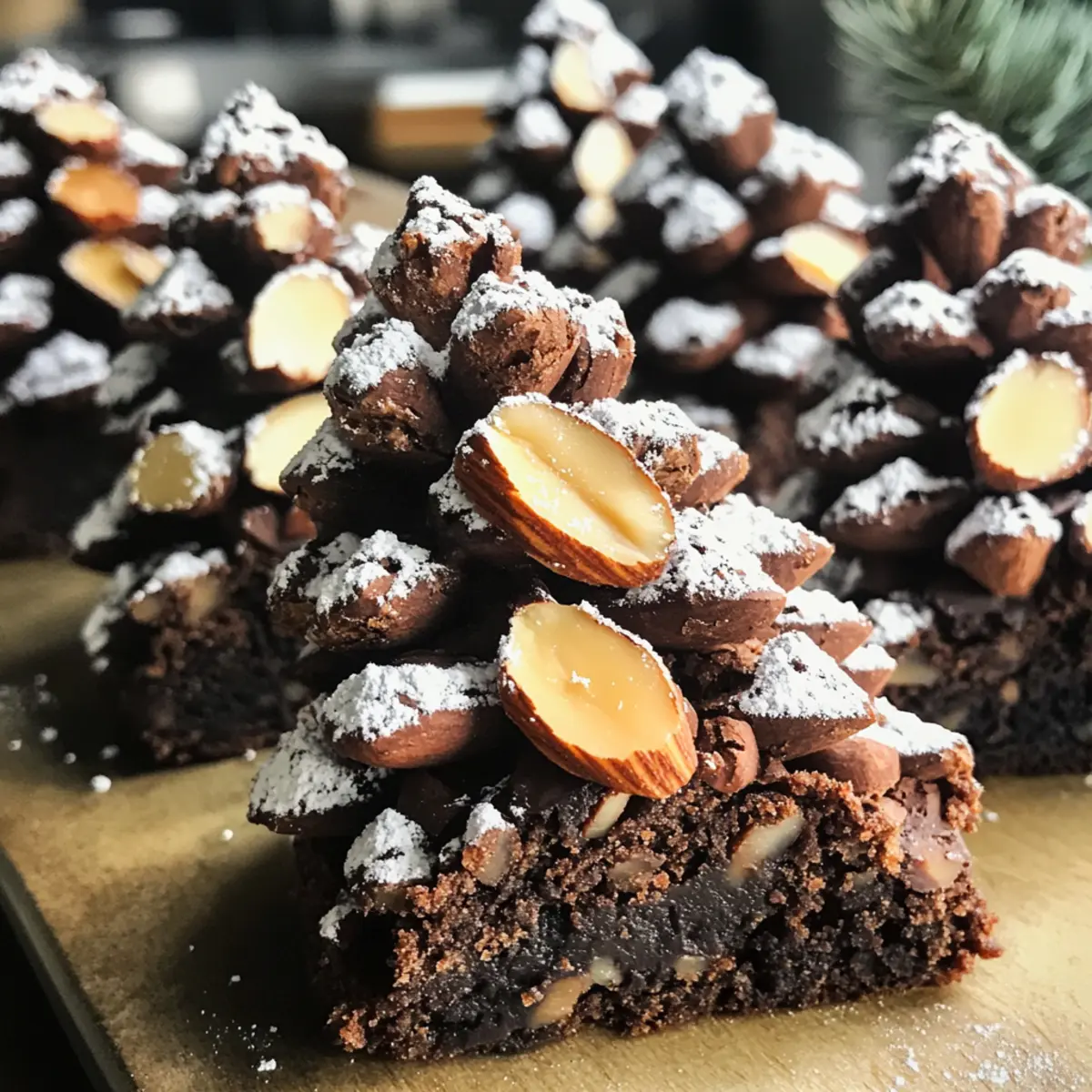 Viral Pine Cone Brownies That Wow and Delight Everyone