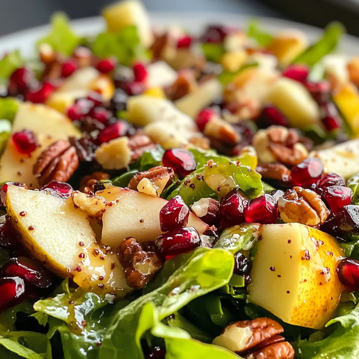 Christmas Salad with Honey Mustard Dressing to Brighten Your Feast