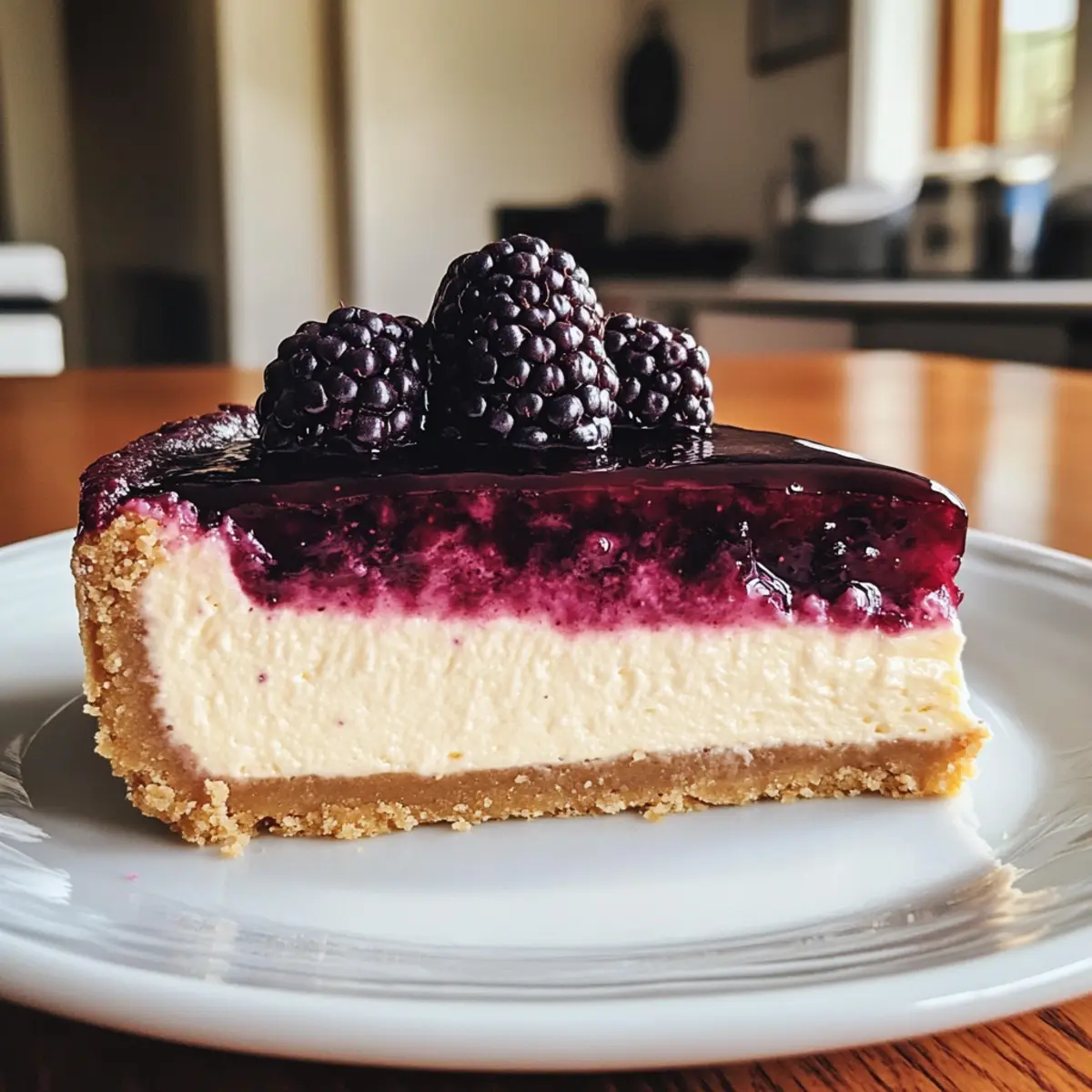 Mulberry & Earl Grey Cheesecake: A Cozy Dessert Delight