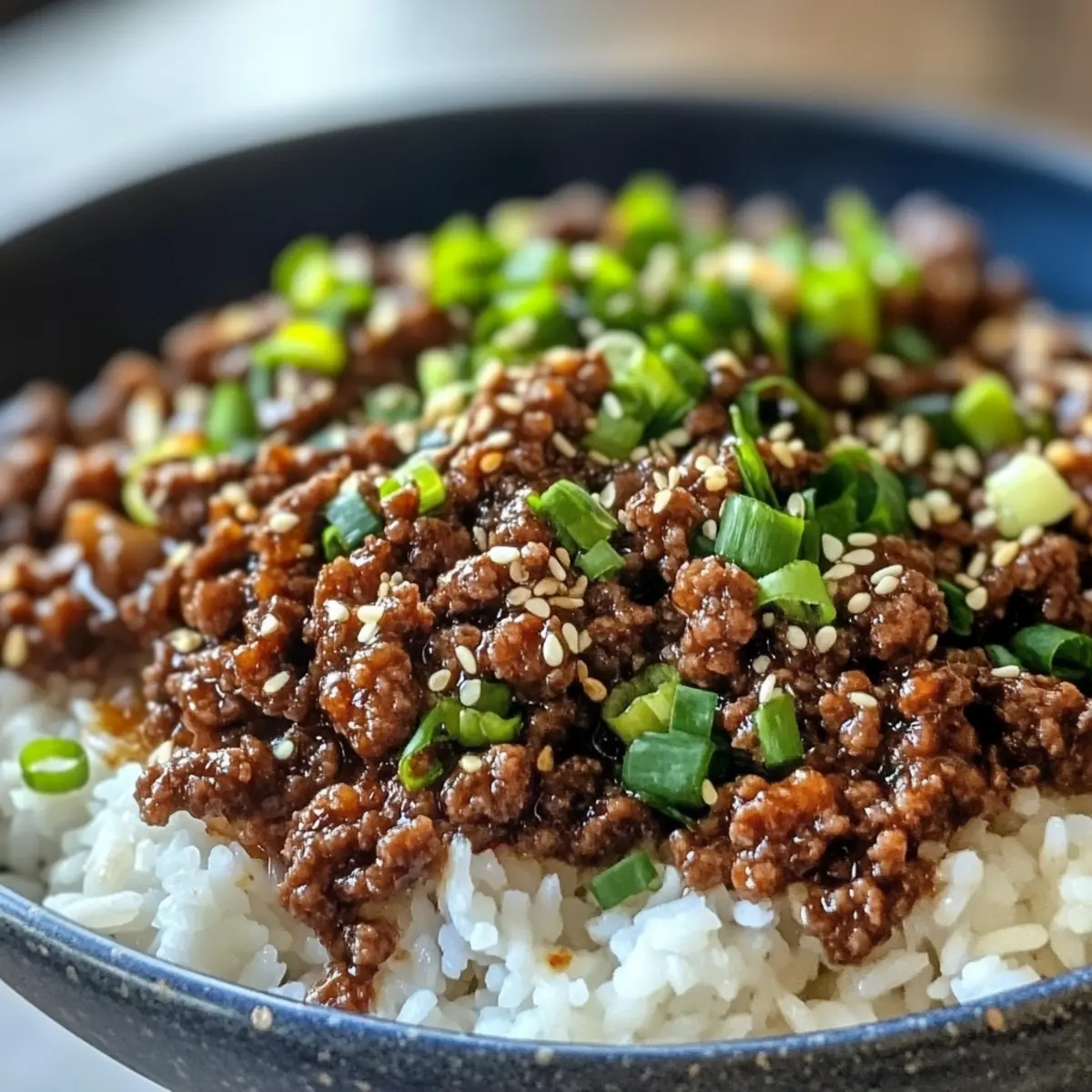 Savory Korean Ground Beef Bowl in Just 15 Minutes