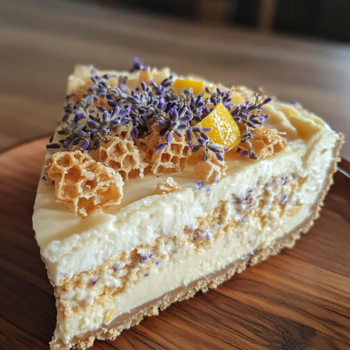 Lemon Lavender Cheesecake: A Vegan Delight That Impresses