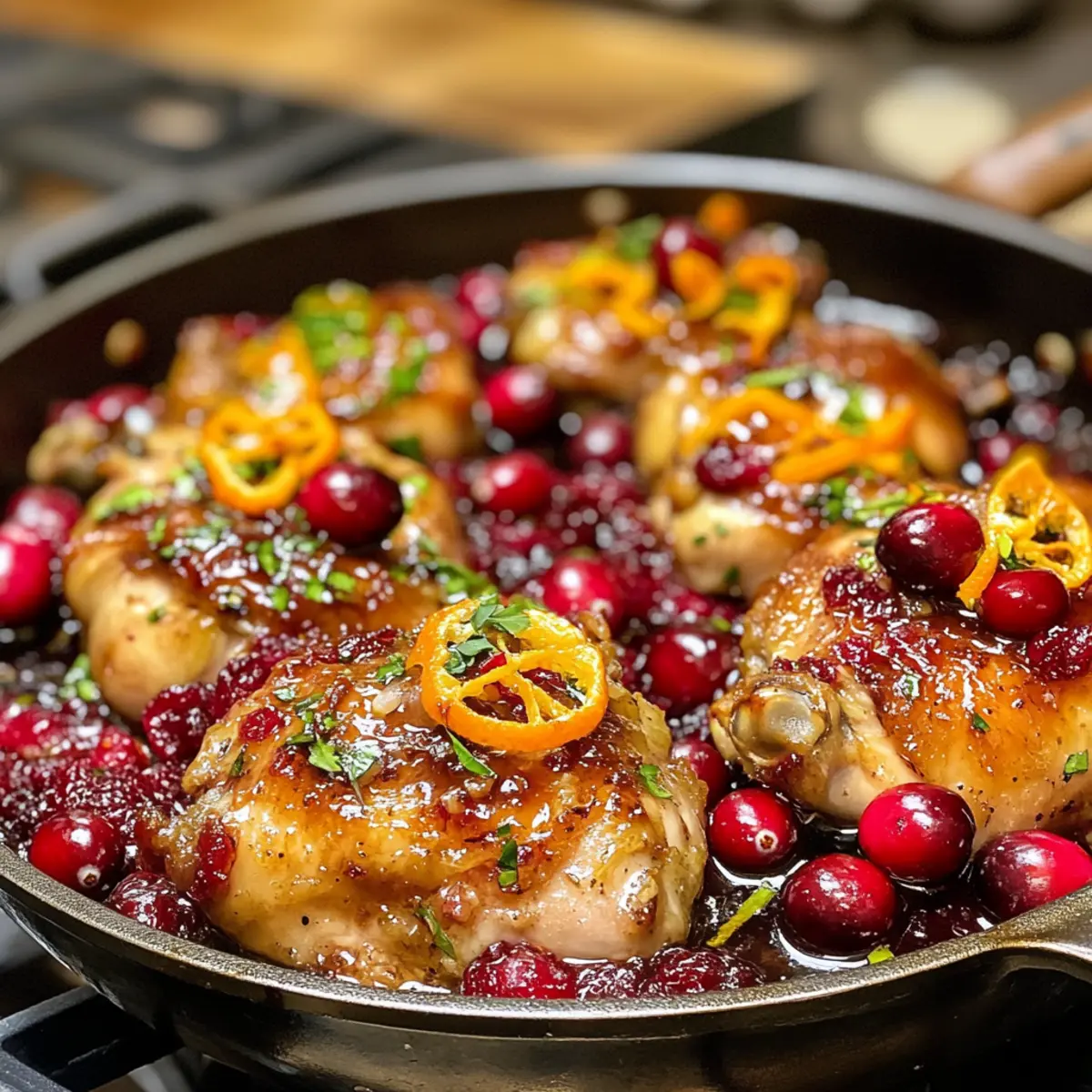 Cranberry Orange Glazed Chicken for Festive Family Feasts