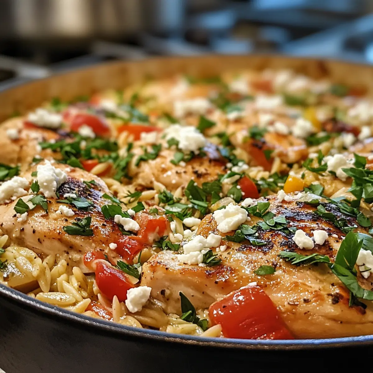 Hearty Greek Chicken Casserole for a Cozy Family Dinner