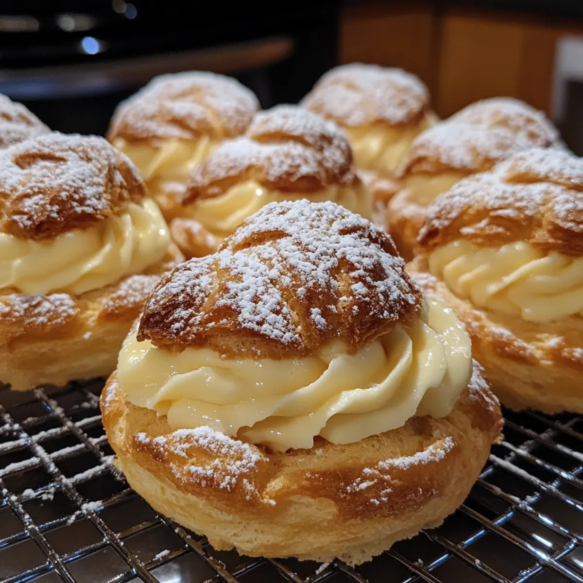 Irresistible Eggnog Cream Puffs for a Festive Delight