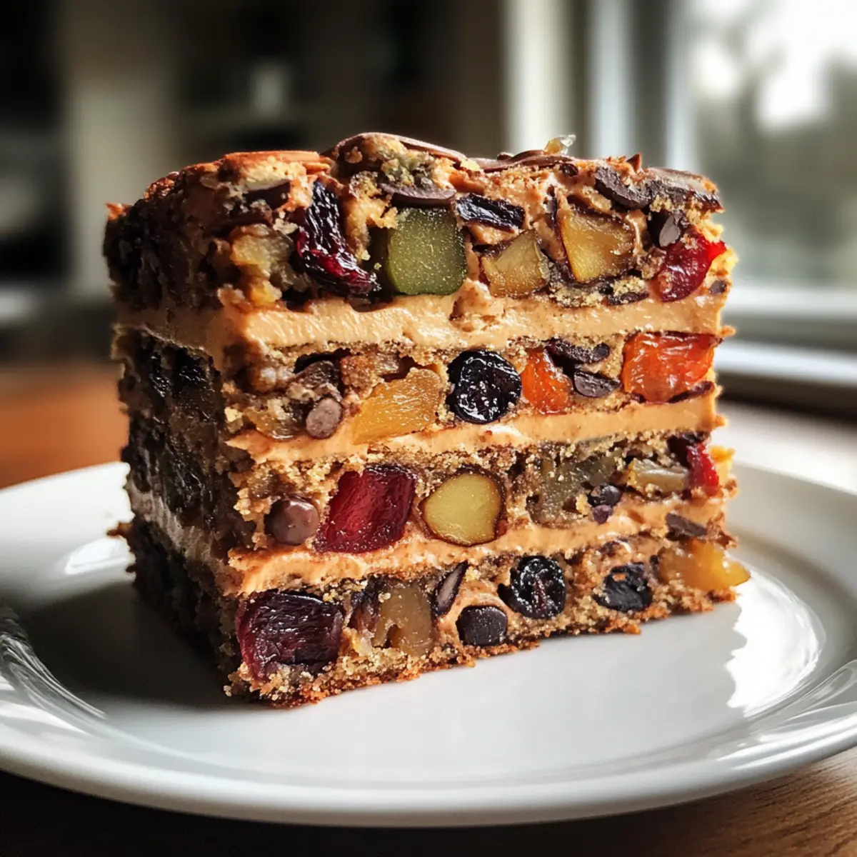 Moist Christmas Fruit Cake with Brandy for Holiday Joy
