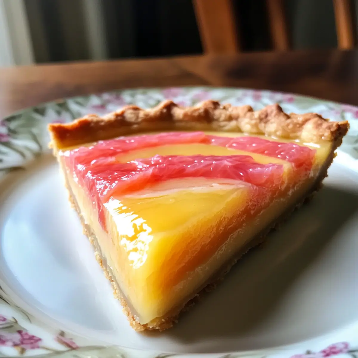 Zesty Grapefruit Curd Tart: A Refreshing Twist on Dessert