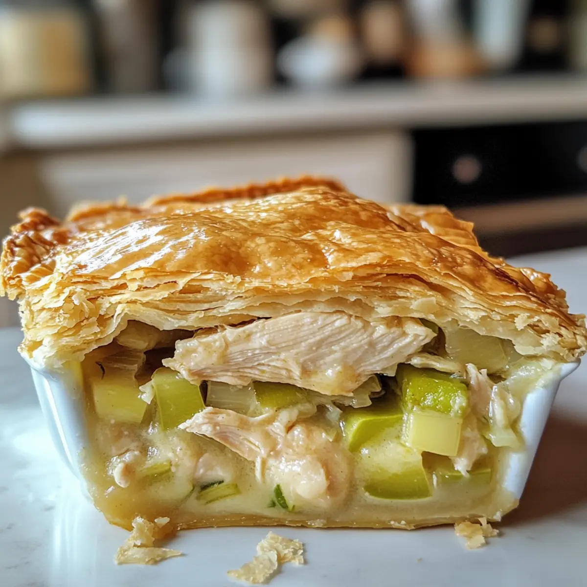 Irresistible Chicken and Leek Pie for Cozy Family Nights