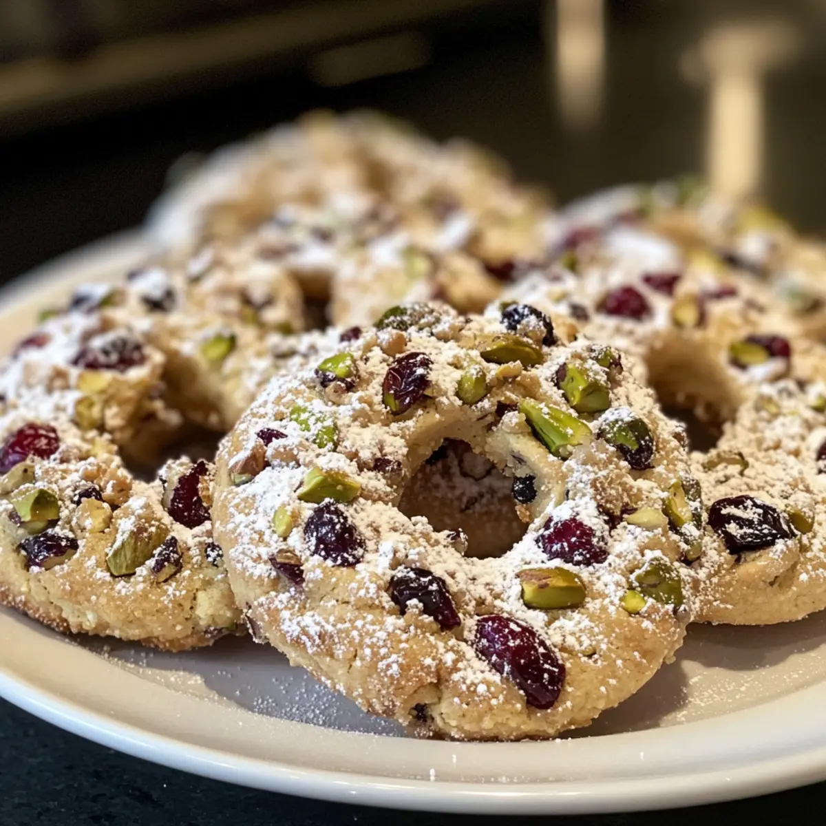 Pistachio Cranberry Wreath Cookies: A Joyful Holiday Treat