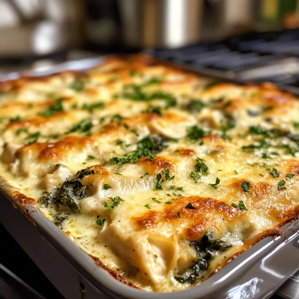 Spinach and Artichoke Chicken Casserole: Comfort in Every Bite