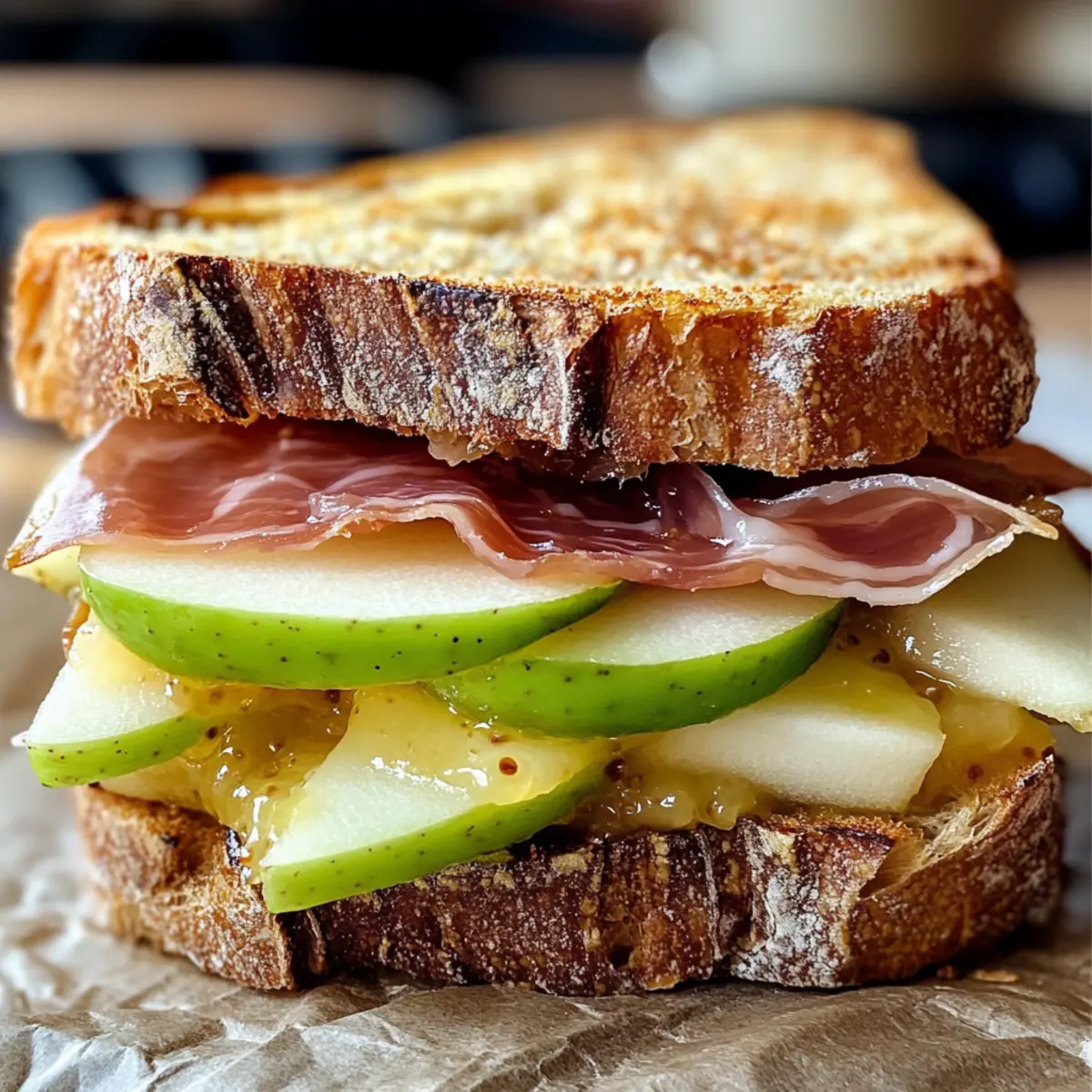 Gourmet Prosciutto Fig Jam Sandwich in Just 5 Minutes