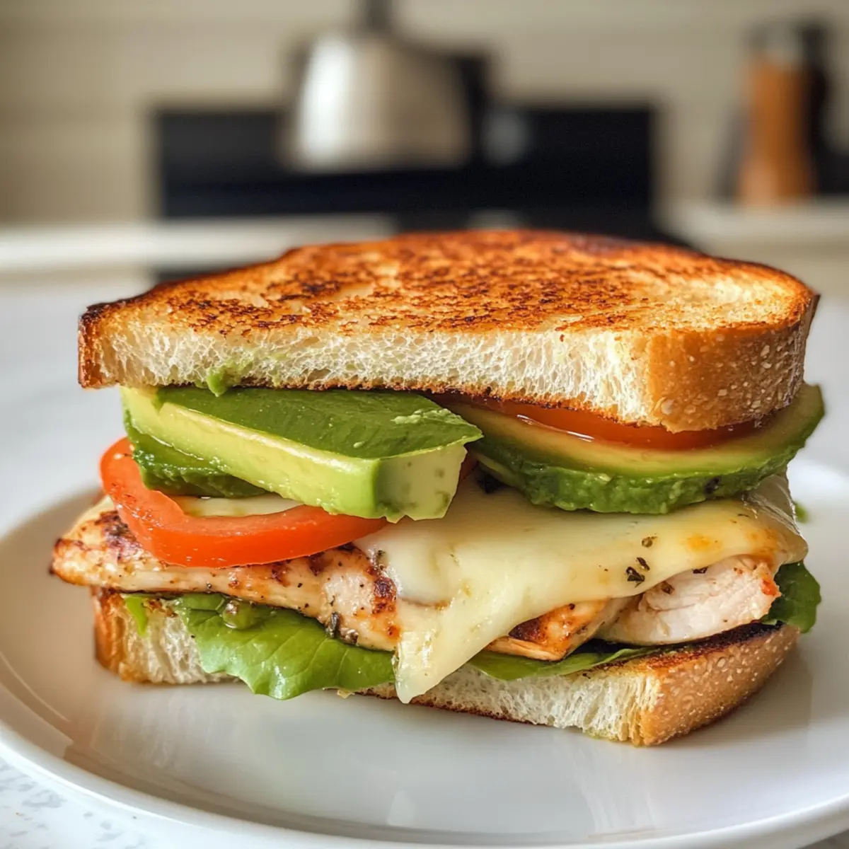 Comforting Chicken Avocado Melt Sandwich for Quick Dinners