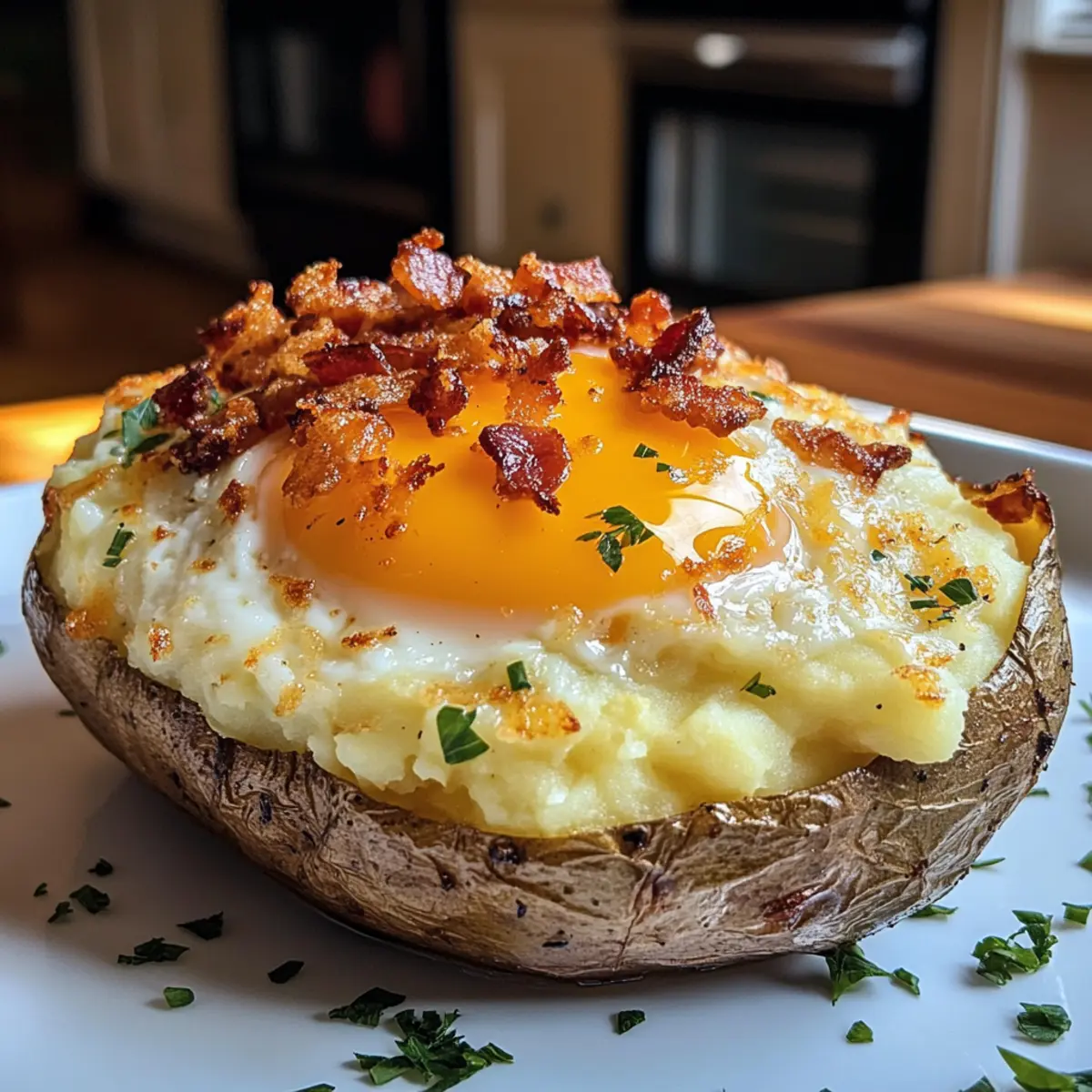 Twice Baked Loaded Breakfast Potatoes for a Cozy Morning Boost