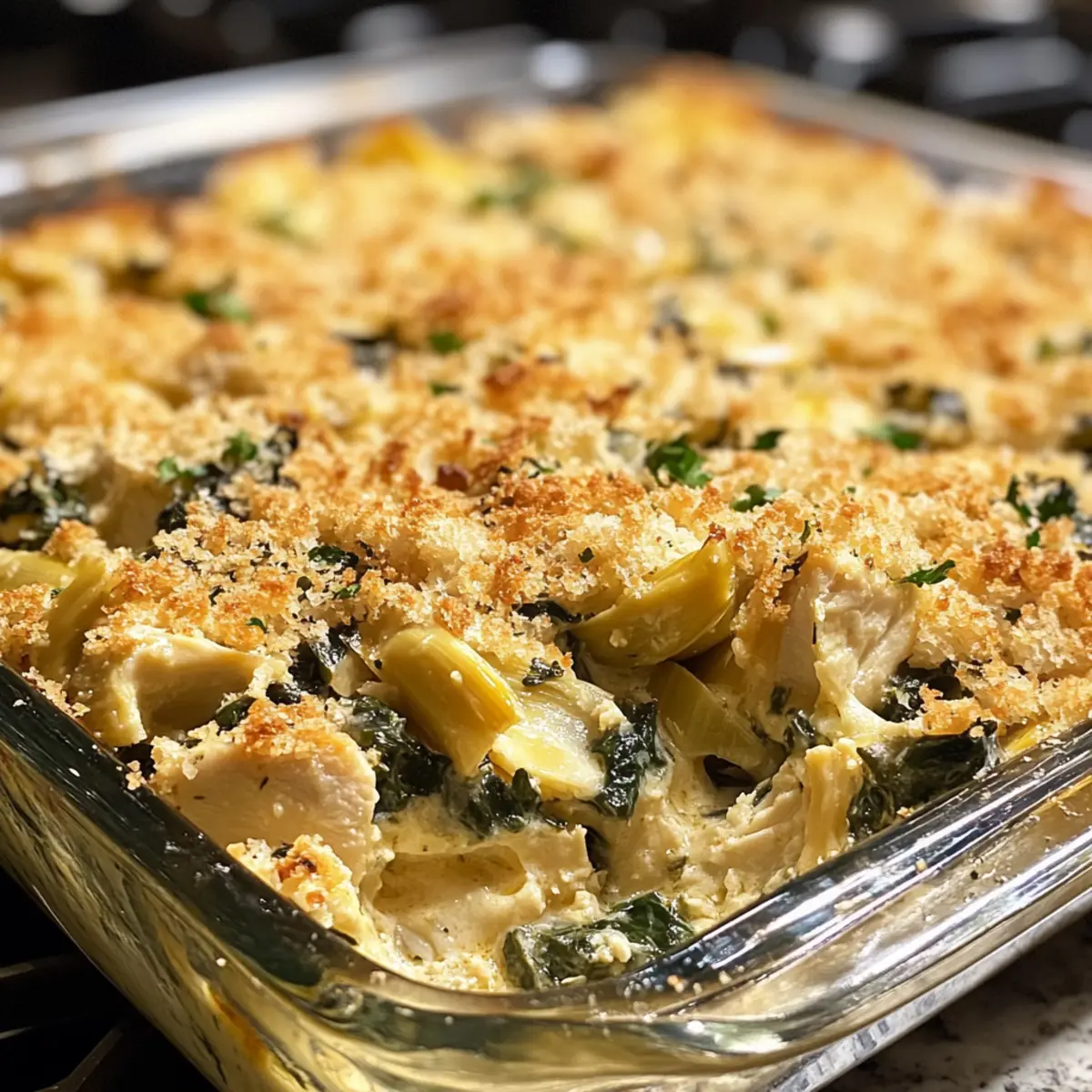 Spinach and Artichoke Chicken Casserole: Comfort in Every Bite