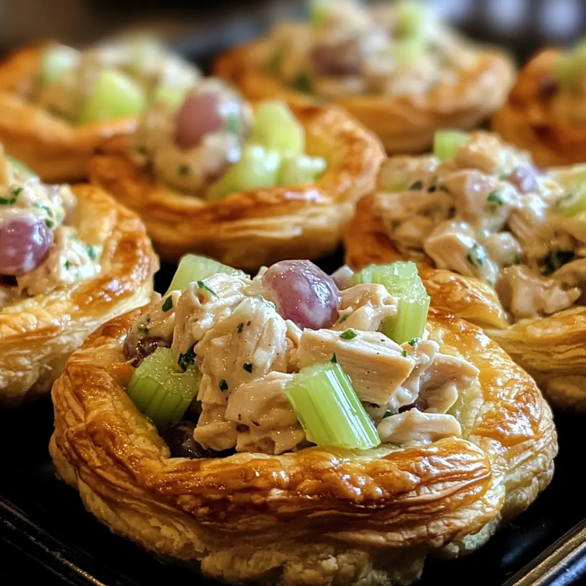 Savory Healthy Chicken Salad Puffs for Easy Gatherings