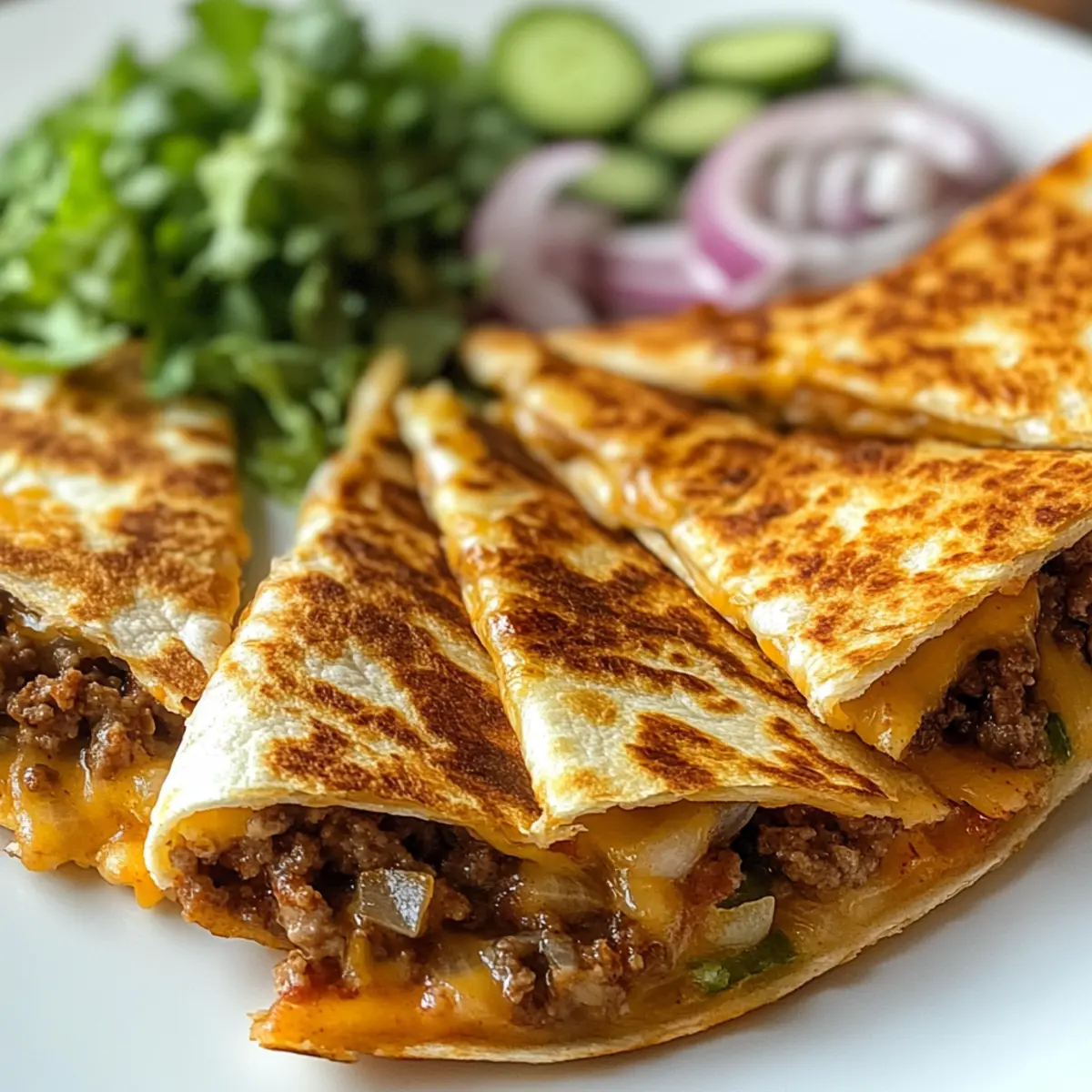 Smashburger Quesadillas: Crispy Comfort in Every Bite