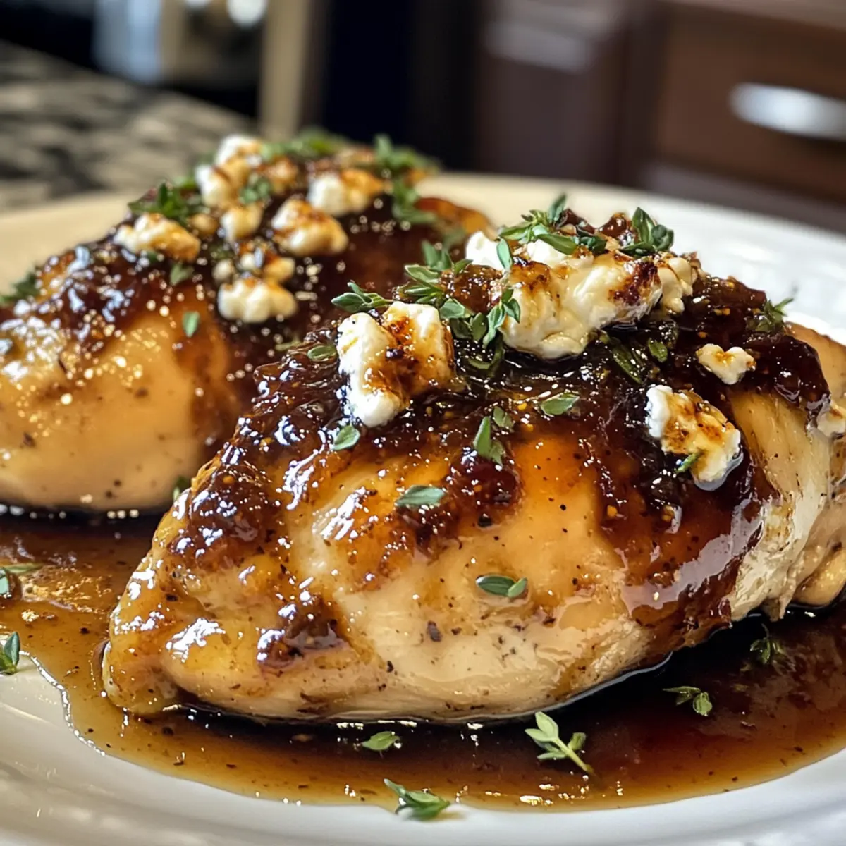 Slow Cooker Chicken with Fig Jam and Goat Cheese Bliss