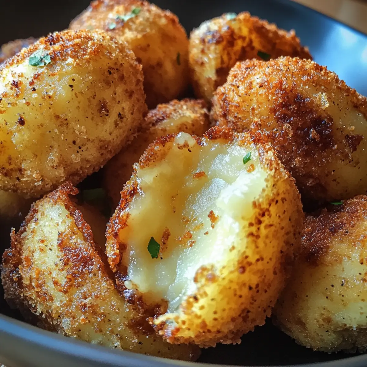 Crispy Mustard Potato Poppers for Flavor-Packed Snacking